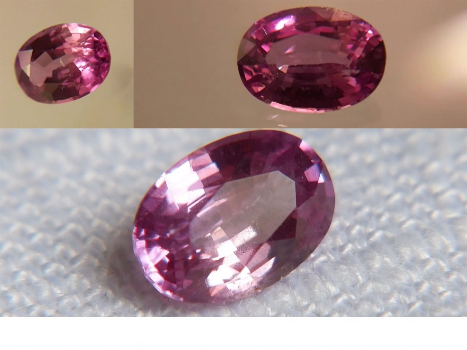 0.65 ct GIA purplish pink Sapphire/Ruby, GIA Premium handcrafted oval cut Sri Lanka