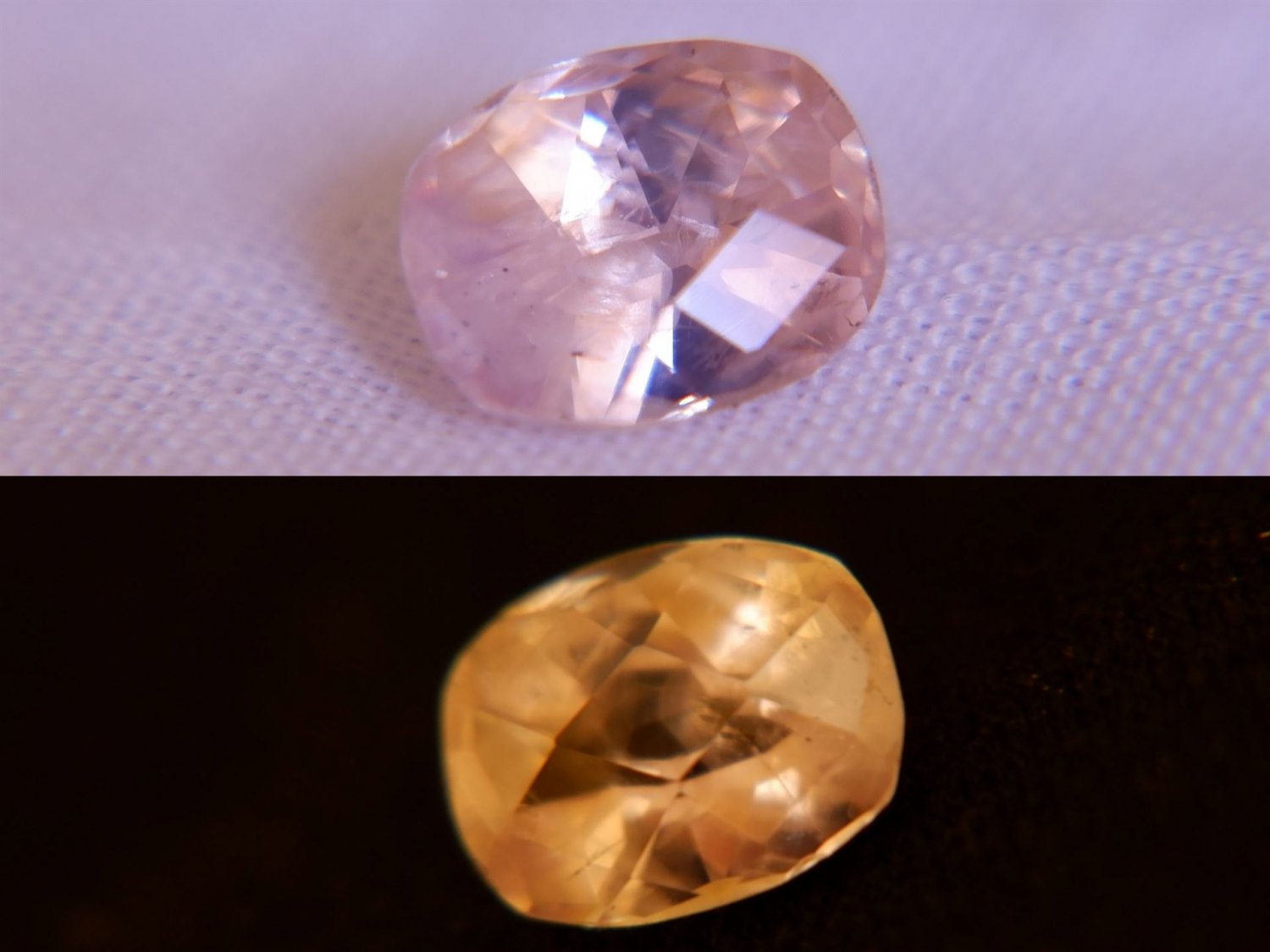 1.31 ct CSL Padparadscha Sapphire, unheated, premium GIA  premium handcrafted checkerboard finish, r