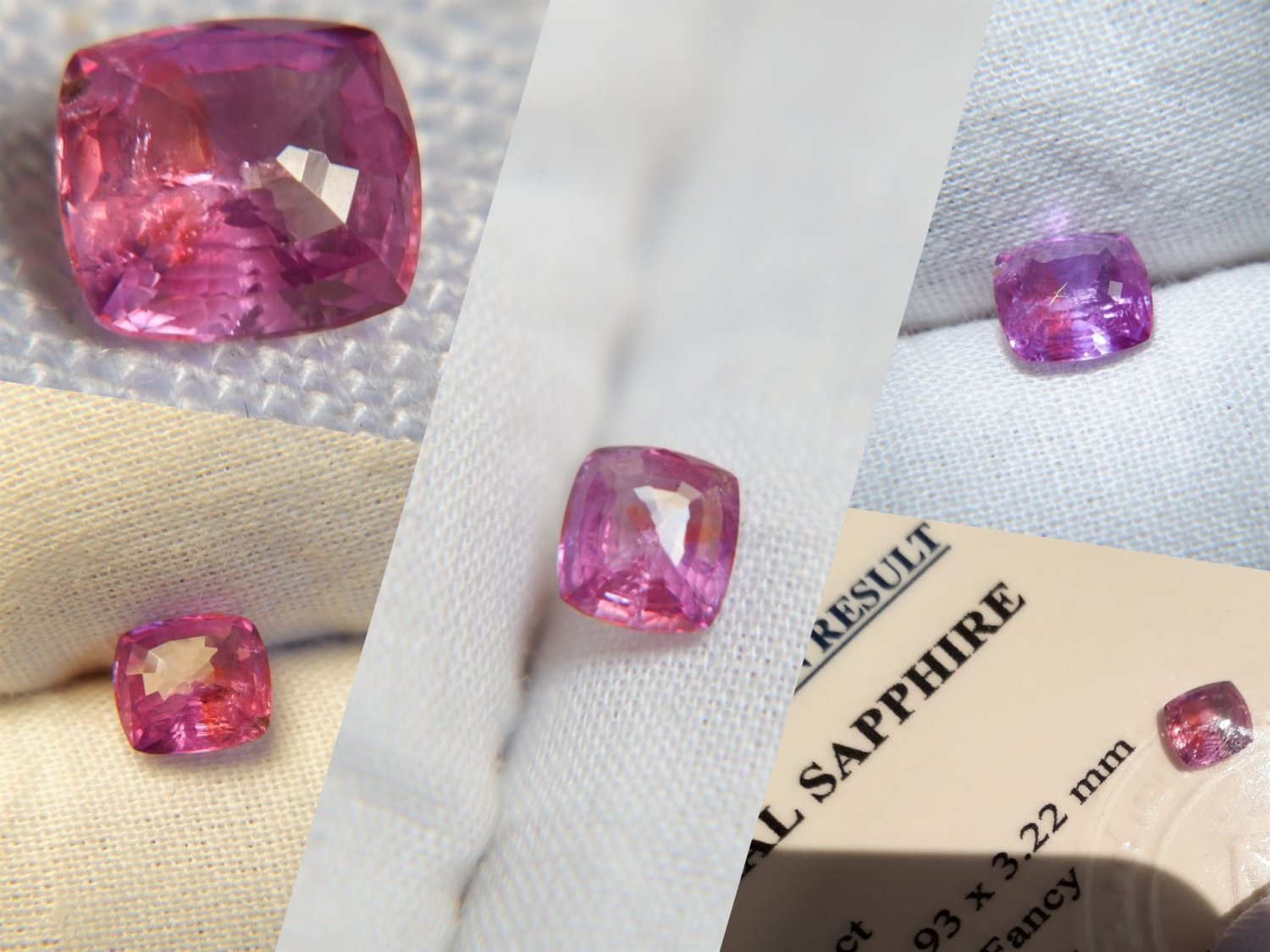 0.978 ct IGL Colorchange Vivid Pink/Violet Sapphire, unheated premium handcrafted without table, pre