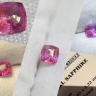 0.978 ct IGL Colorchange Vivid Pink/Violet Sapphire, unheated premium handcrafted without table, pre