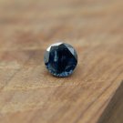 1.65 ct  Peacock Blue Sapphire, handcrafted cut premium handcrafted round lustrous tablelss, round c