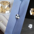 1.15 ct  Vivid Pastel Yellow handcrafted Sapphire, GIA premium handcrafted square cushion tableless 