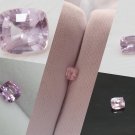 0.70 ct  Pastel Pink handcrafted Ceylon Sapphire,GIA premium handcrafted checkerboard cushion, cushi