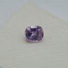 1.30 ct  Pastel Violet Sapphire, handcrafted cut premium handcrafted rectangular cushion tableless l