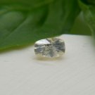 1.85 ct  Pastel Yellow Sapphire, handcrafted cut premium handcrafted rectangular cut with lustrous f