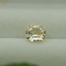 1.90 ct  Pastel Yellow Sapphire, handcrafted cut premium handcrafted octagon cut with lustrous finis