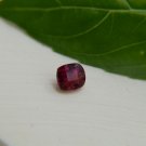 0.75 ct  reddish-Pink Ruby handcrafted cut premium handcrafted square cut with lustrous finish Sri L