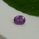 1.30 ct  Violet Sapphire, handcrafted cut premium handcrafted oval cut with lustrous finish Sri Lank