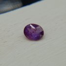 1 ct  Violet Pink Sapphire, handcrafted cut premium handcrafted oval cut with lustrous finish Sri La