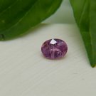 1 ct  purplish-Violet Sapphire, handcrafted cut premium handcrafted oval cut with lustrous finish Sr