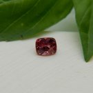 1.15 ct  pinkish-Orange Sapphire, handcrafted cut premium handcrafted rectangular cut with lustrous 