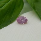 1.15 ct  Pastel violetish-Pink Sapphire, design cut premium handcrafted oval cut with lustrous finis