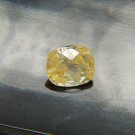 2.75 ct  Pastel Gold Yellow Sapphire, handcrafted cut premium handcrafted rectangular cut with lustr