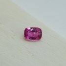 1 ct  Vivid orangish-Pink Sapphire premium handcrafted designer cut, brilliance rectangular cut Sri 