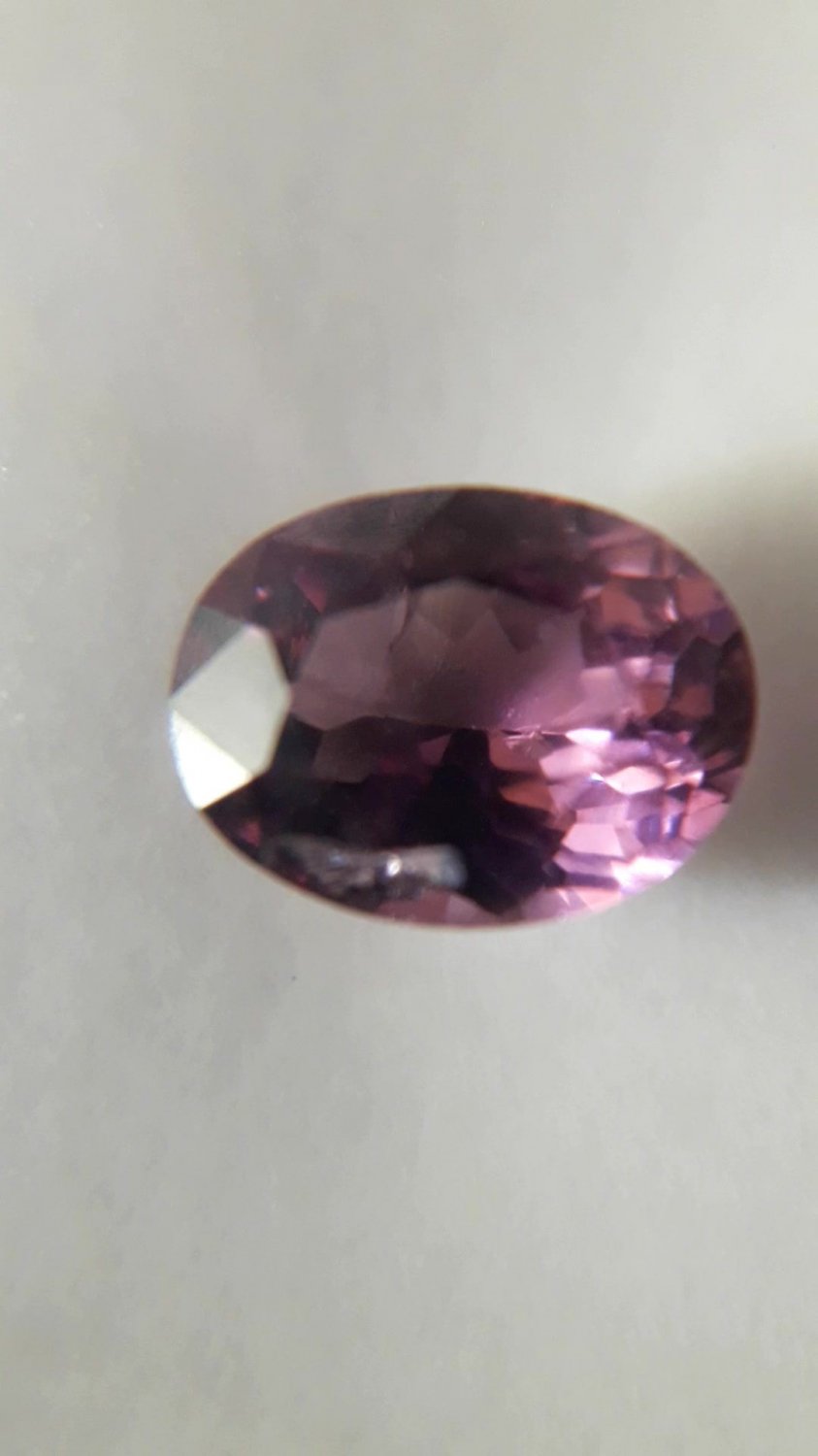 1.546 ct  Untreated Purple Spinel vivid purple IGL premium handcrafted step cut with lustrous finish