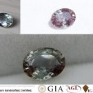 0.45 ct  Alexandrite 85% color change, purple/green|GIA premium handcrafted step cut with lustrous f