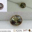 0.40 ct  Alexandrite 85% color change, purple/green|GIA premium handcrafted step cut with lustrous f