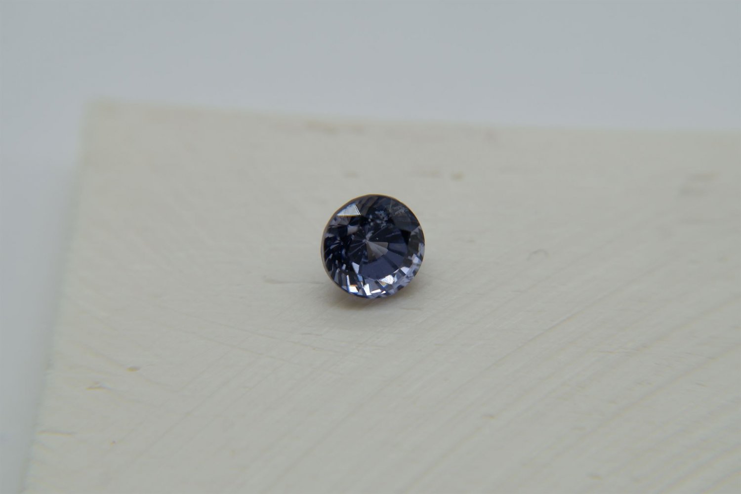 1 ct  Vivid Blue Spinel, handcrafted cut Premium Brilliant Round Cut with tableless finish Madagasca