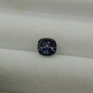 1.25 ct  Cobalt Blue Ceylon Spinel, designer handcraft cut premium handcrafted cushion cut with lust