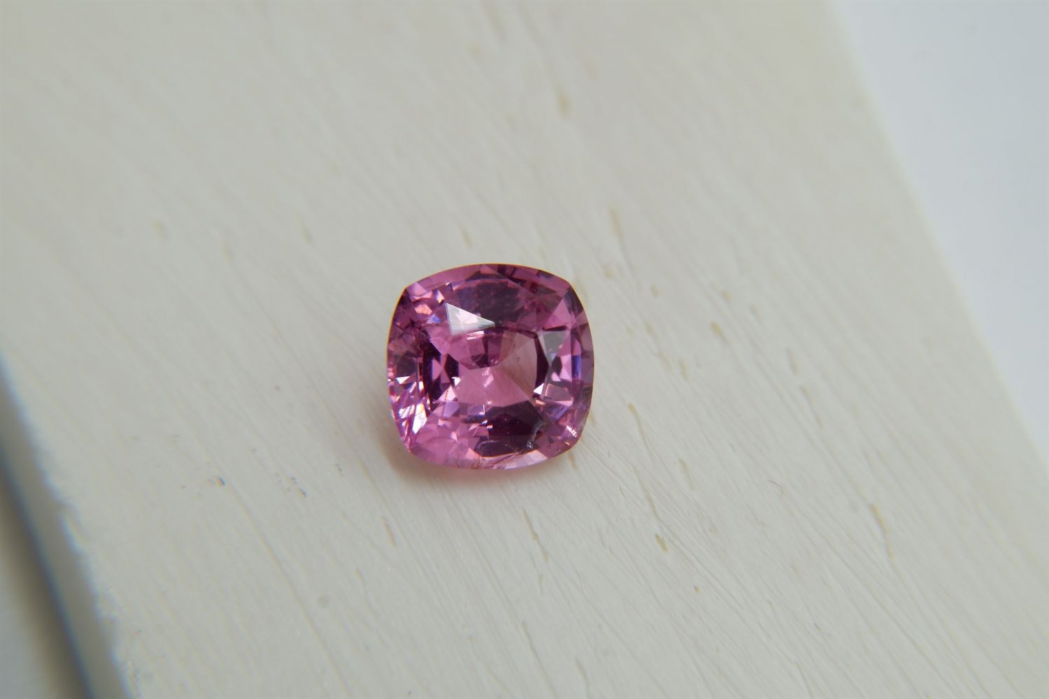 1.736 ct IGL APPRAISED PREMIUM: Vivid Pink Spinel premium handcrafted designer cut, brilliance cushi