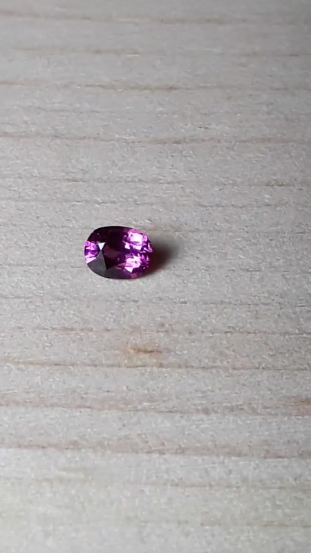  Sapphire Purple, unheated, loose, IGL Premium handcrafted oval cut Madagascar