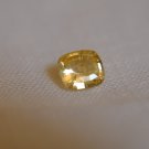 AGL Vivid Yellow Sapphire, unheated, fine cut, GIA premium handcrafted finish without table, square 