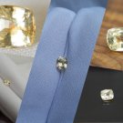  Pastel Yellow handcrafted Sapphire,GIA premium handcrafted rectangular cushion tableless lustrous f