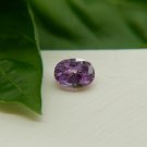  Pastel Violet Sapphire, handcrafted cut premium handcrafted oval checkerboard cut Sri Lanka