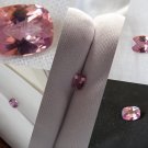  Rare Tri-Color pink/purple/orange Sapphire premium handcrafted checkerboard cushion, cushion rectan