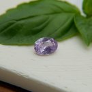  Pastel Violet Sapphire, handcrafted cut premium handcrafted oval freehand checkerboard, oval cut Sr