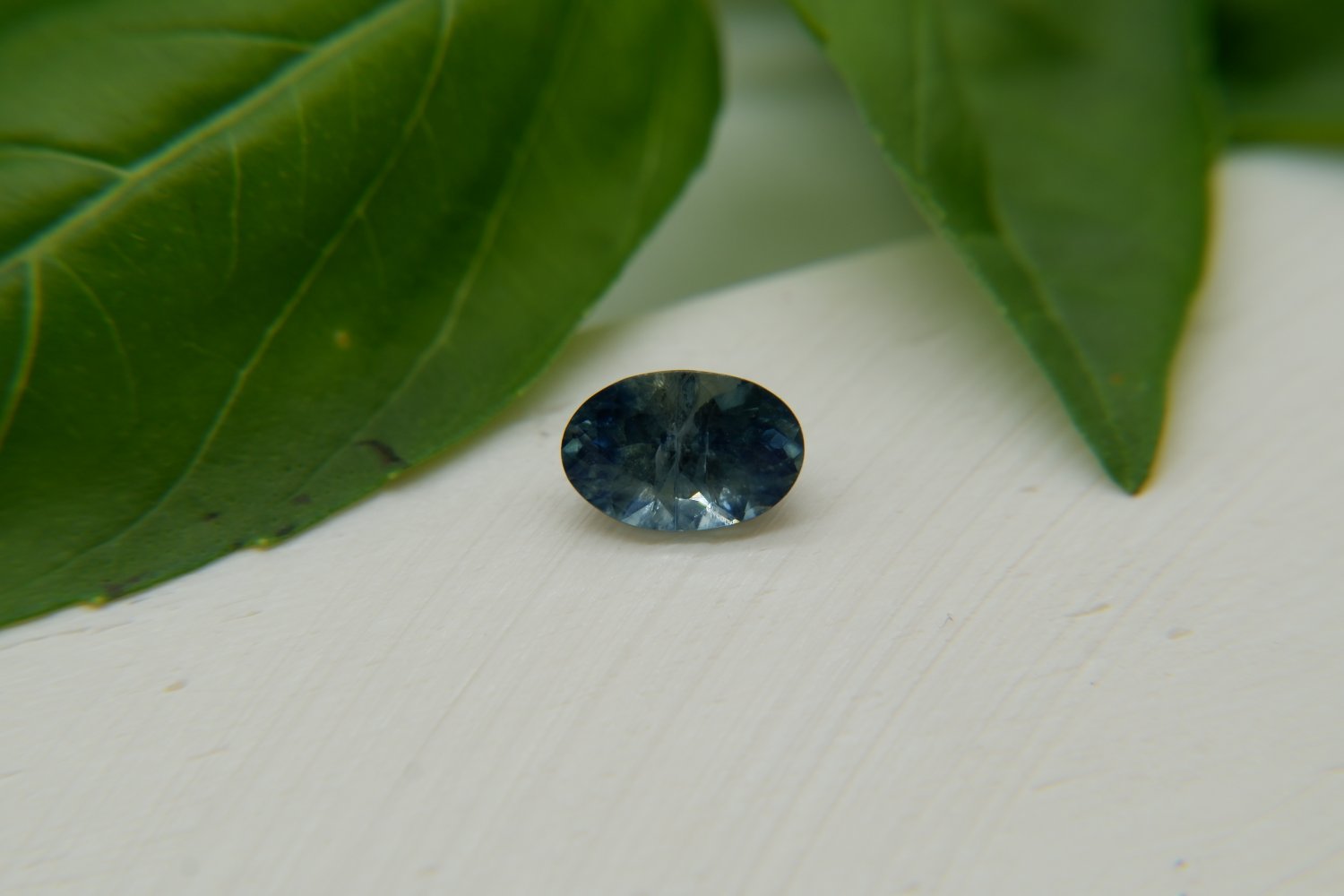  greenish-Blue Sapphire, dsigner cut premium handcrafted oval cut with lustrous finish Sri Lanka