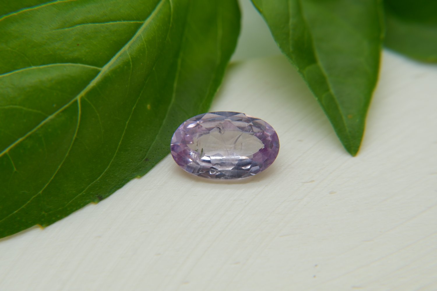  Pastel Violet Sapphire, handcrafted cut premium handcrafted oval cut with lustrous finish Sri Lanka