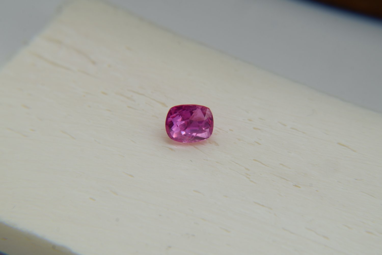  APPRAISED PREMIUM: Neon orangish-Pink Sapphire premium handcrafted designer cut, brilliance rectang