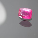 GIA Blood Red Ruby, untreated, loose, GGTL/GIA premium handcrafted rectangular cut with lustrous fin