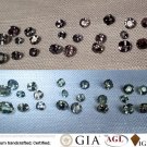 Alexandrite Lot colorchange grass-green/purple Various premium handcrafted step cuts Madagascar