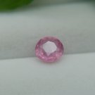  RARE: Neon Pink Mahenge Spinel, designer cut premium handcrafted round cut with lustrous finish Tan