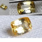 Yellow Sapphire - Cushion - 0.752 ct - IGL certified