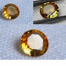 Intense Yellow Sapphire - Round - 0.698 ct - IGL certified