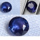 Color-Change Blue Sapphire - Round - 0.901 ct - IGL certified