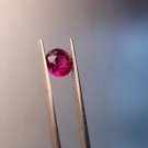Purplish-Pink Sapphire - Round - 1.27 ct - GIA certified