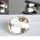 Crisp White Sapphire - Rectangular - 0.98 ct - GIA certified
