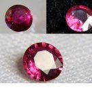 Purplish Pink Sapphire - Round - 0.51 ct - GIA certified