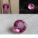 Genuine Pink Sapphire - Round - 0.37 ct - GIA certified