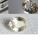 Genuine Crisp White Sapphire - Oval - 0.75 ct - GIA certified