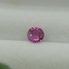 Strong Pink Sapphire - Round - 0.90 ct - COR certified Strong Pink Sapphire - Round - 0.90 ct - COR certified