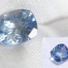 Sky-Blue Metallic Ceylon Sapphire - Rectangular - 2.19 ct - AGL certified