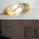Yellow Sapphire - Rectangular - 1.65 ct - AGL certified