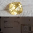 Yellow Sapphire - Cushion - 1.53 ct - AGL certified