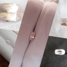 Pastel Orange-Pink Sapphire - Rectangular - 1.16 ct - COR certified