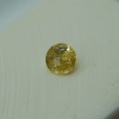 Vivid Lemon Yellow Sapphire - Round - 1.35 ct - COR certified